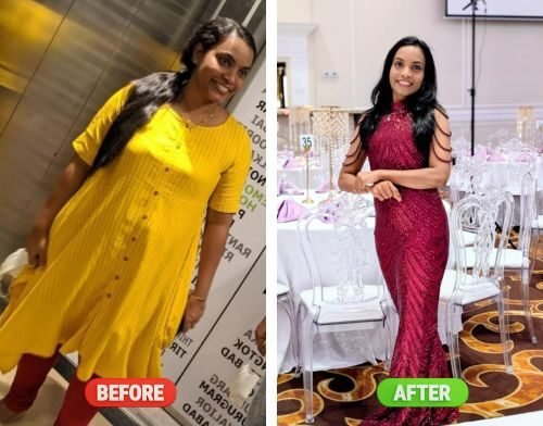 Salabha Anna George &mdash; before and after